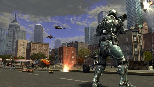 Скриншот из игры Оборона Земли: Атака Насекомых / Earth Defense Force: Insect Armageddon 2011