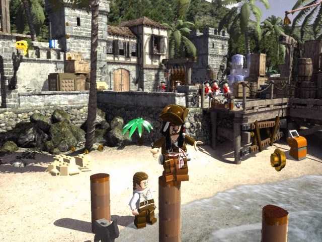 Скриншот из игры ЛЕГО Пираты Карибского моря 2011