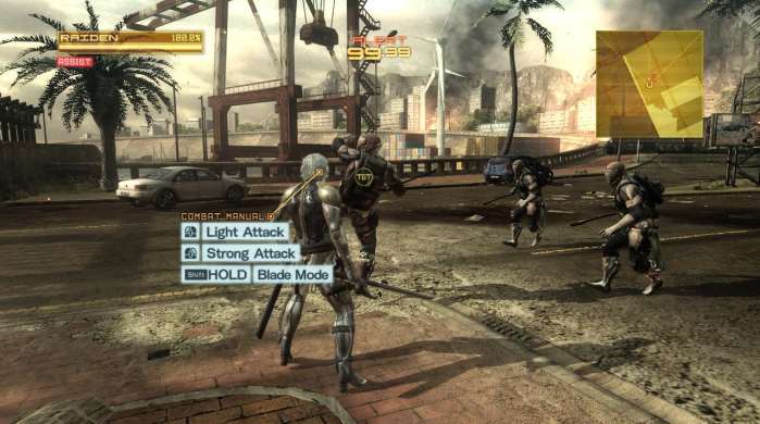 Скриншот из игры Metal Gear Rising: Revengeance 2014