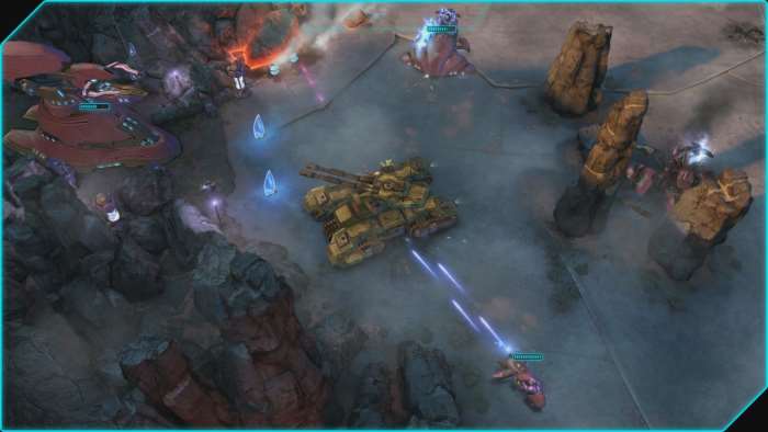 Скриншот из игры Halo: Spartan Assault 2014