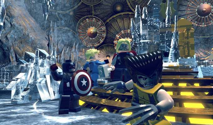 Скриншот из игры ЛЕГО Марвел Супергерои 2013