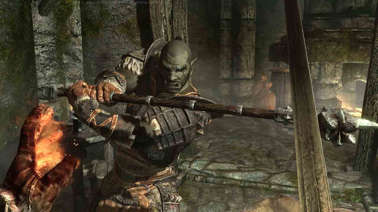 Скриншот из игры The Elder Scrolls V: Skyrim 2011