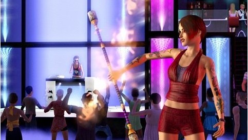 Скриншот из игры The Sims 3: Showtime / Симс 3: Шоу-бизнес 2012