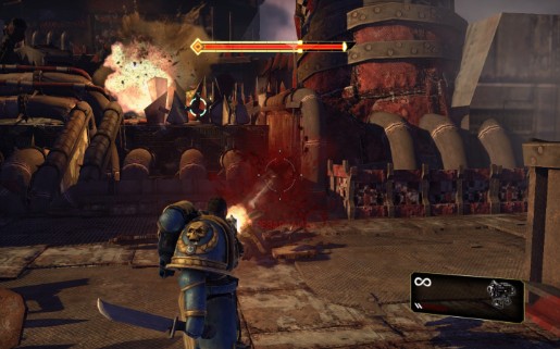Скриншот из игры Warhammer 40.000 Space Marine / Молот войны 40.000 Космический десант 2011