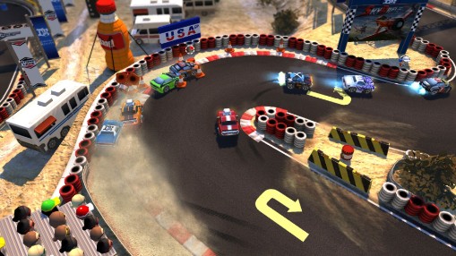 Скриншот из игры Bang Bang Racing 2012